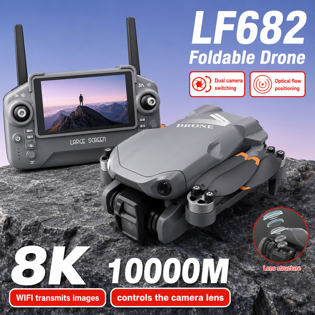 Dji Drone Mini 4 Pro - โดรนถ่ายภาพทางอากาศ LF682 8K HD กล้องคู่ GPS